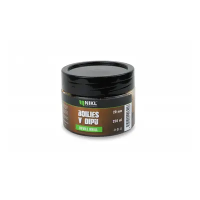 Nikl Boilies v Dipu Devill Krill 250g Průměr: 20mm