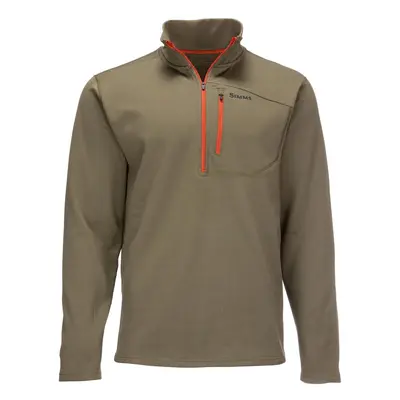 Simms Termo-Mikina Thermal 1/4 Zip Top Dark Stone