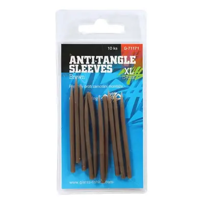 Giants Fishing Převleky Proti Zamotání Anti-Tangle Sleeves Brown 10ks Délka: 54mm, Velikost: XL