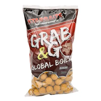 Starbaits Boilie Grab & Go Global Boilies Banana Cream 20mm Hmotnost: 1kg, Průměr: 20mm