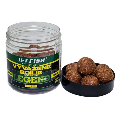 Jet Fish Vyvážené Boilie Legend Range Biokrill 250ml Hmotnost: 250g, Průměr: 20mm