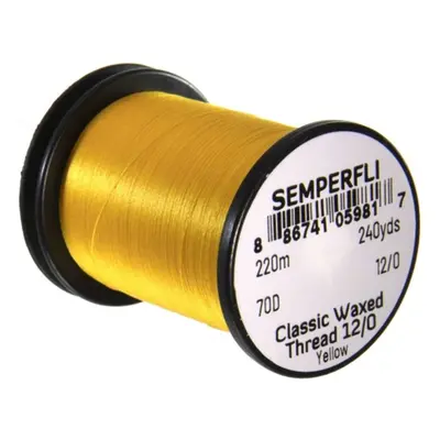 Semperfli Nit Classic Waxed Thread 12/0 Yellow