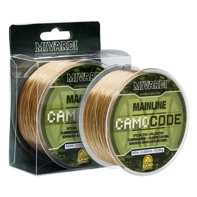 Mivardi Vlasec Monofilní CamoCODE Mainline 600 m Nosnost: 10,95kg, Průměr: 0,325mm