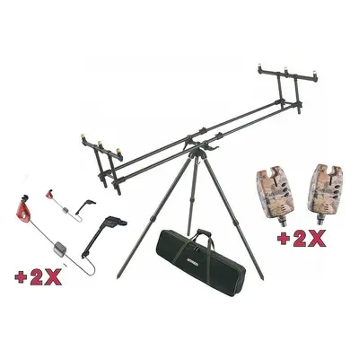 Mivardi Stojan Tripod Premium + ZDARMA 2 x Hlásič EASY Camo a 2 x Swing EASY