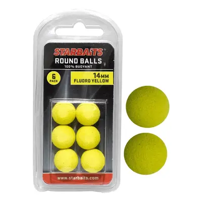 Starbaits Plovoucí Kulička Round Balls 14mm 6ks Varianta: Žlutá, Průměr: 14mm