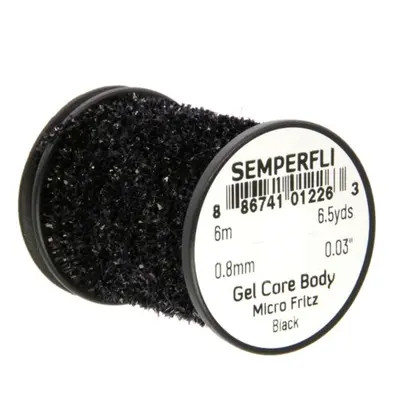 Semperfli Šenylka Gel Core Body Micro Fritz Black 0,8mm