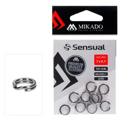 Mikado Pevnostní Kroužek Split Ring Strong 10ks Nosnost: 90kg, Průměr: 9mm, Velikost: #12