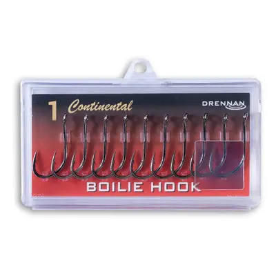 Drennan Háčky Continental Boilie Hook Barbed 10ks Velikost háčku: #1