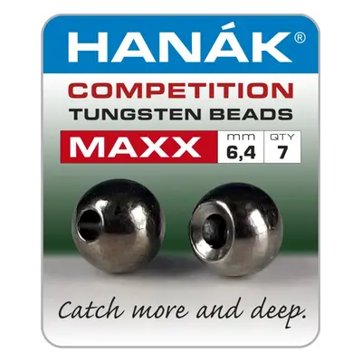 Hanák Competition Hanák Tungstenové Hlavičky MAXX 6,4mm Černý Nikl