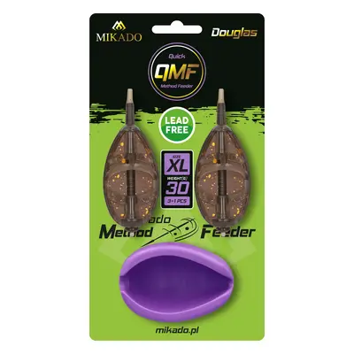 Mikado Krmítko Method Feeder Douglas Q.M.F. Set XL Komplet + Formička Hmotnost: 2x80g+Formička