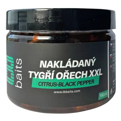 TB Baits Nakládaný Tygří Ořech XXL 150 ml - Citrus - Black pepper