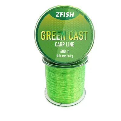 ZFISH Vlasec Green Cast Carp Line 600m Průměr: 0,26 mm