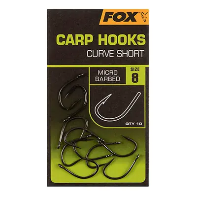 Fox Háčky Carp Hooks Curve Shank Short 10ks 2 Velikost háčku: #8