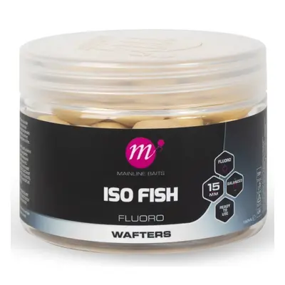 Mainline Vyvážené Boilie Fluoro Wafters ISO Fish White 150ml Průměr: 15mm, Objem: 150ml