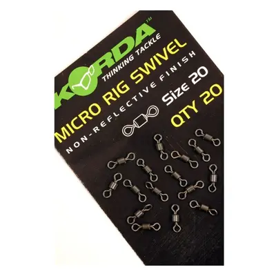 Korda Obratlík Swivel 20ks Varianta: Micro Rig velikost 20