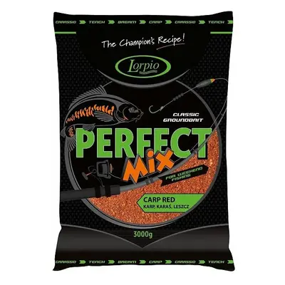 Lorpio Krmítková Směs Perfect mix 3kg Příchuť: Carp red