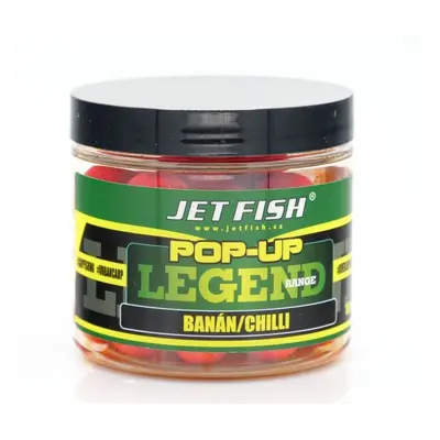 Jet Fish Plovoucí Boilie Legend Range Banán Chilli Hmotnost: 60g, Průměr: 16mm