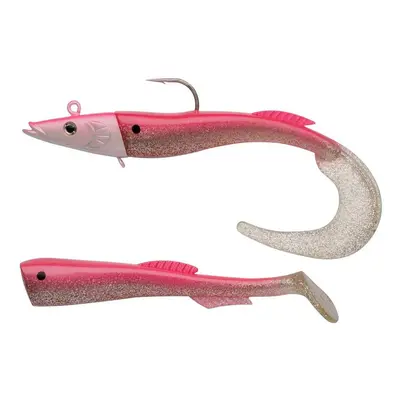 Berkley Gumová Nástraha PowerBait® Power Sandeel Metallic Pink Hmotnost: 130g, Počet kusů: 2+1ks