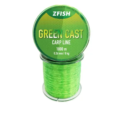 Zfish Vlasec Green Cast Carp Line 1000m Průměr: 0,26 mm