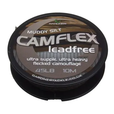 Gardner Bezolovnatá Šňůrka Camflex Leadfree 10m Varianta: 45LB (20,4KG) WEEDY GREEN