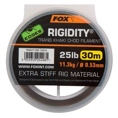 Fox Vlasec Edges Rigidity Trans Khaki 30m Varianta: 25lb/0.53mm