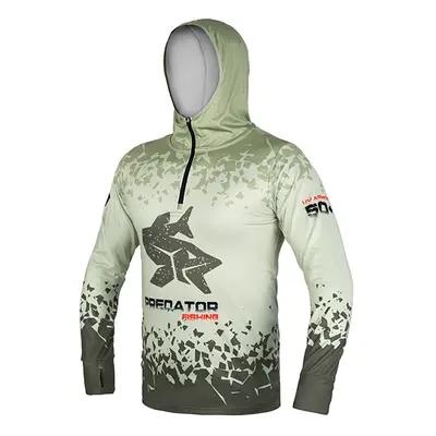 Delphin Tričko Kapucí UV Armor 50+ Predator