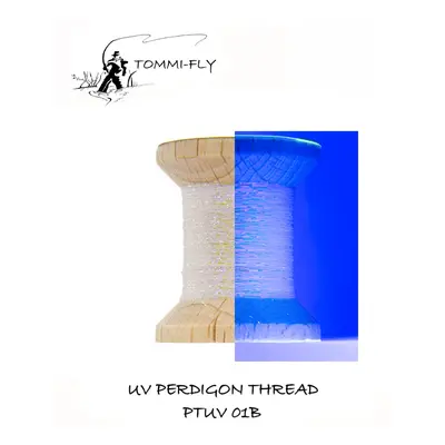 Tommi-Fly Nit UV Perdigon Thread Blue Shiny