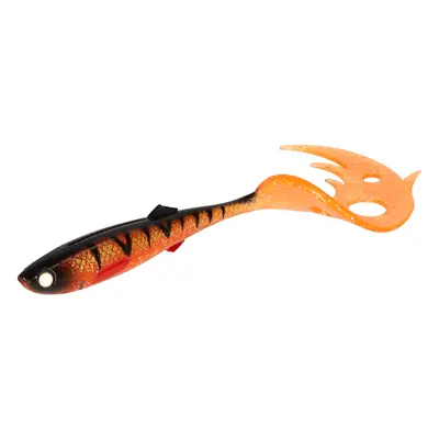 Mikado Gumová Nástraha Sicario Pike Tail Orange Perch Délka: 14cm, Hmotnost: 13g, Počet kusů: 2k