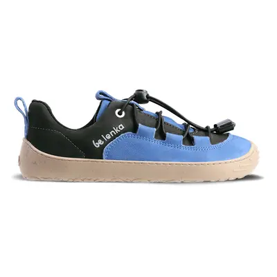 Dětské barefoot tenisky Be Lenka Xplorer - Blue & Olive Black