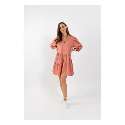 Dámské košilové šaty Be Lenka Essentials - Salmon Pink