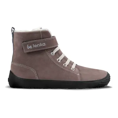 Dětské zimní barefoot boty Be Lenka Winter Kids - Chocolate