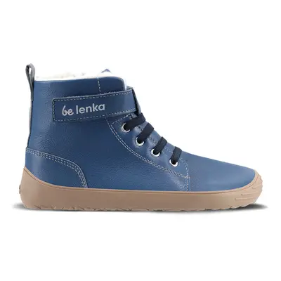 Dětské zimní barefoot boty Be Lenka Winter Kids - Ocean Blue