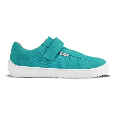 Dětské barefoot tenisky Be Lenka Joy - Turquoise & White