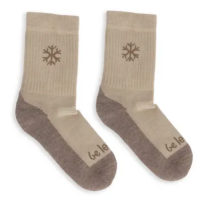 Dětské barefootové ponožky Be Lenka Kids - Crew - Merino Wool - Beige