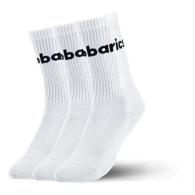 Barebarics - Barefootové ponožky - Crew - White - Big logo - pack