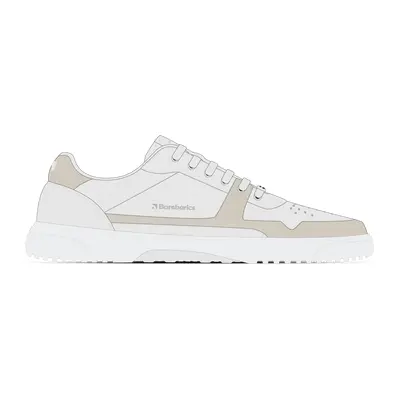 Barefoot tenisky Barebarics Zing - White & Cream - Leather