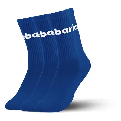 Barebarics - Barefootové ponožky - Crew - Cobalt Blue - Big logo - pack