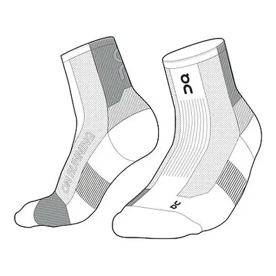 Ponožky On Performance Run Sock Mid