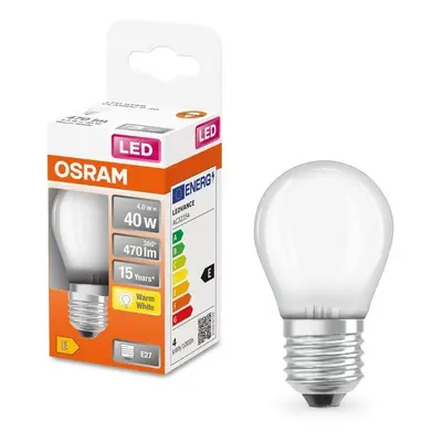 Mini LED matná žárovka E27 4 W CLASSIC P, teplá bílá