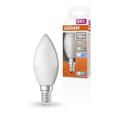 LED žárovka E14 4,9 W STAR CLASSIC B, studená bílá