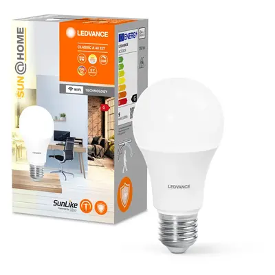 Chytrá WiFi LED žárovka CLASSIC E27 9W, nastavitelná bílá