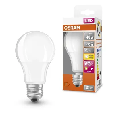 LED žárovka se senzorem E27 4,9 W SUPERSTAR, teplá bílá