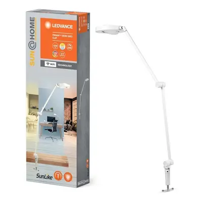 Bílá chytrá WiFi LED stolní lampa PANAN, laditelná bílá