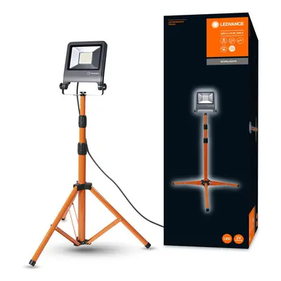 Přenosné LED pracovní světlo 50 W TRIPOD studená bílá