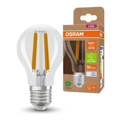 Efektivní LED žárovka E27 CLASSIC A 3.8 W, studená bílá