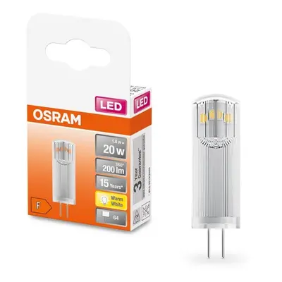 LED speciální žárovka G4 1,8 W PIN, teplá bílá