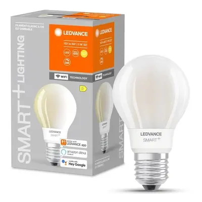 Chytrá stmívatelná LED WiFi žárovka E27 11 W FILAMENT, teplá bílá