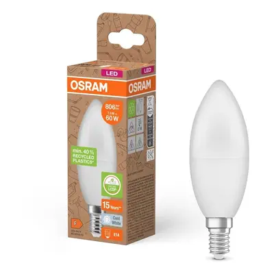 LED žárovka z recyklovaného plastu STAR 7.5 W, studená bílá