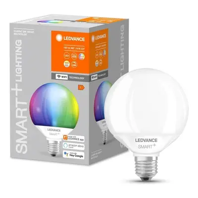 Chytrá stmívatelná LED WiFi žárovka E27 14 W CLASSIC RGBW