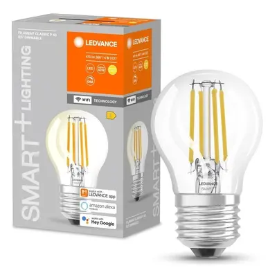 Chytrá stmívatelná WiFi LED žárovka E27 4 W CLASSIC P, teplá bílá